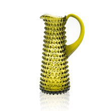 Load image into Gallery viewer, MOUTHBLOWN BOHEMIAN GLASSWARE - HOBNAIL JUGS
